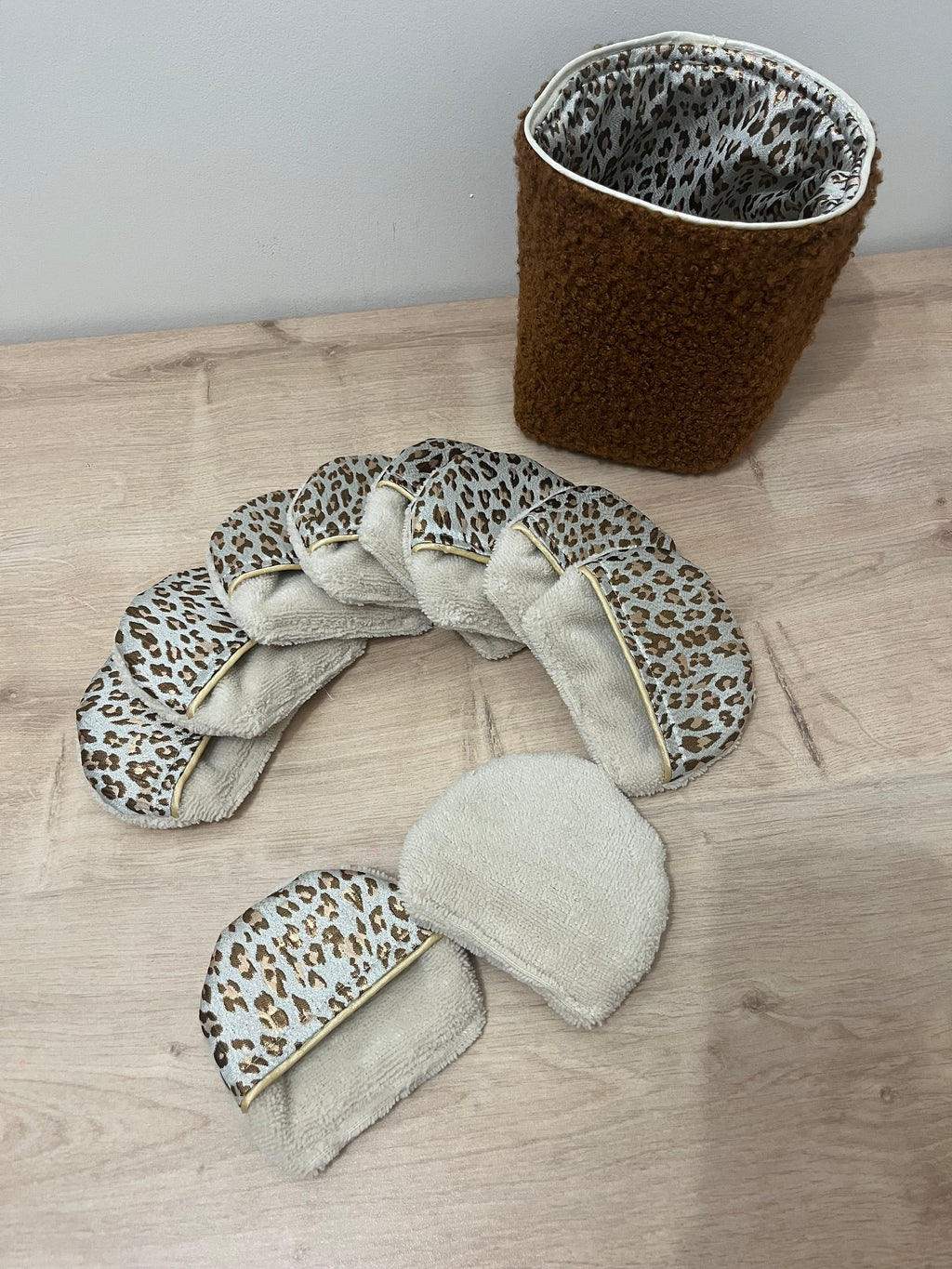 Léo - Coton démaquillant réversible