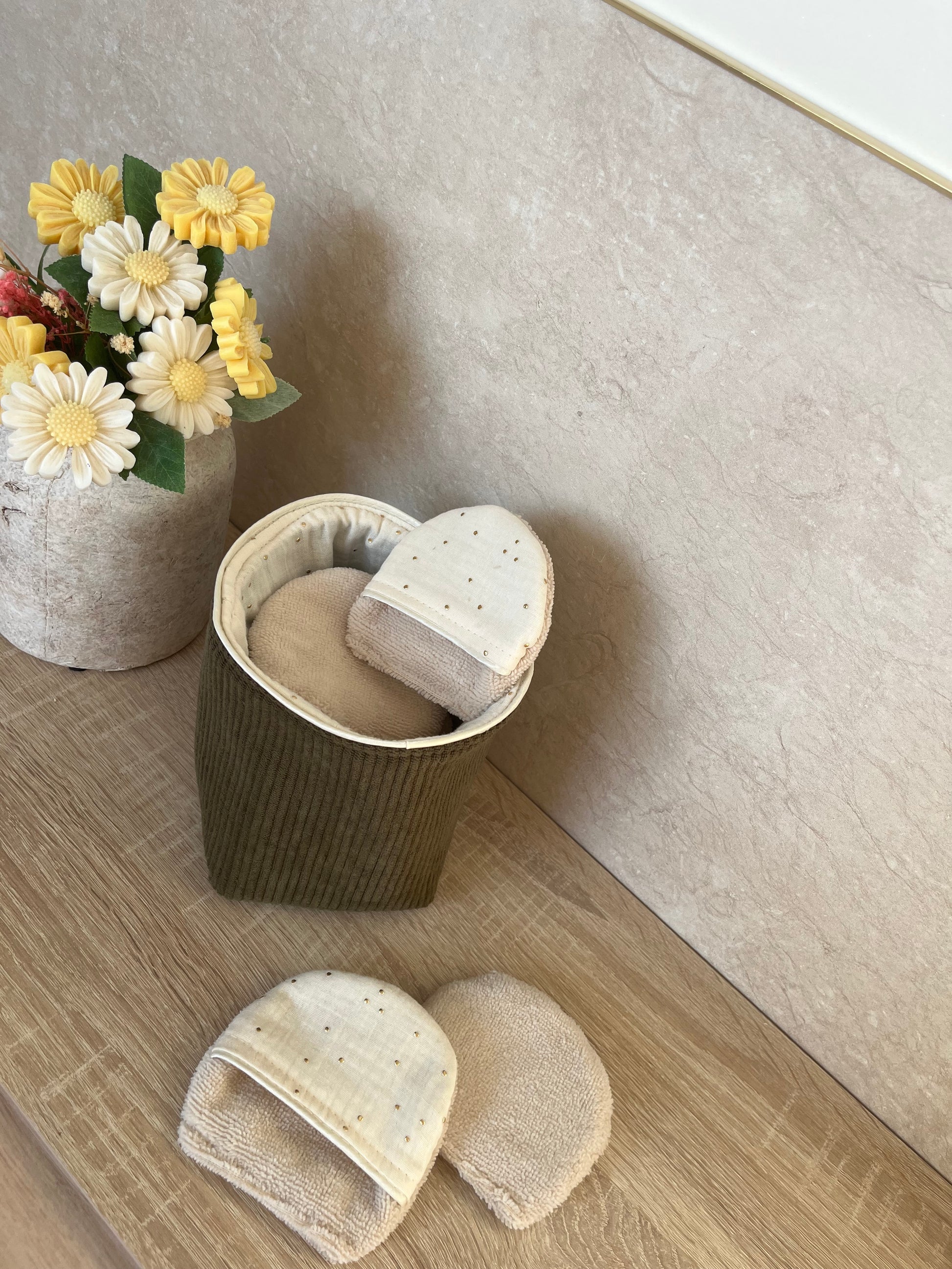 Dune - Coton démaquillant réversible