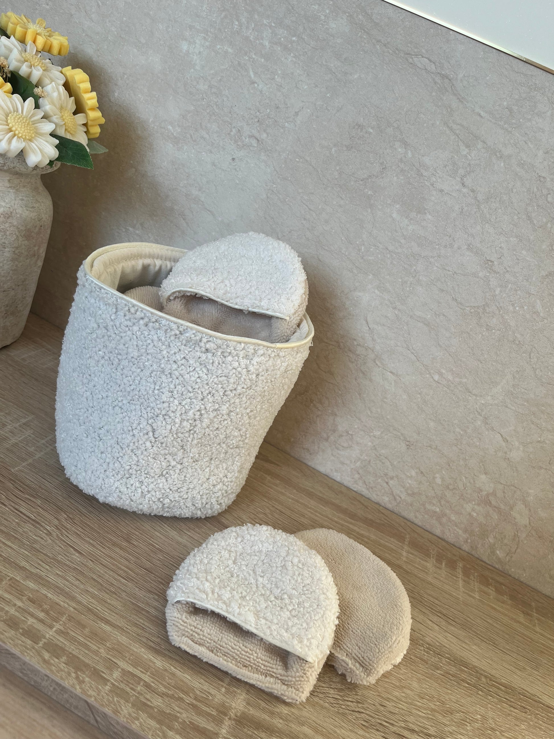 Alpes - Coton démaquillant réversible