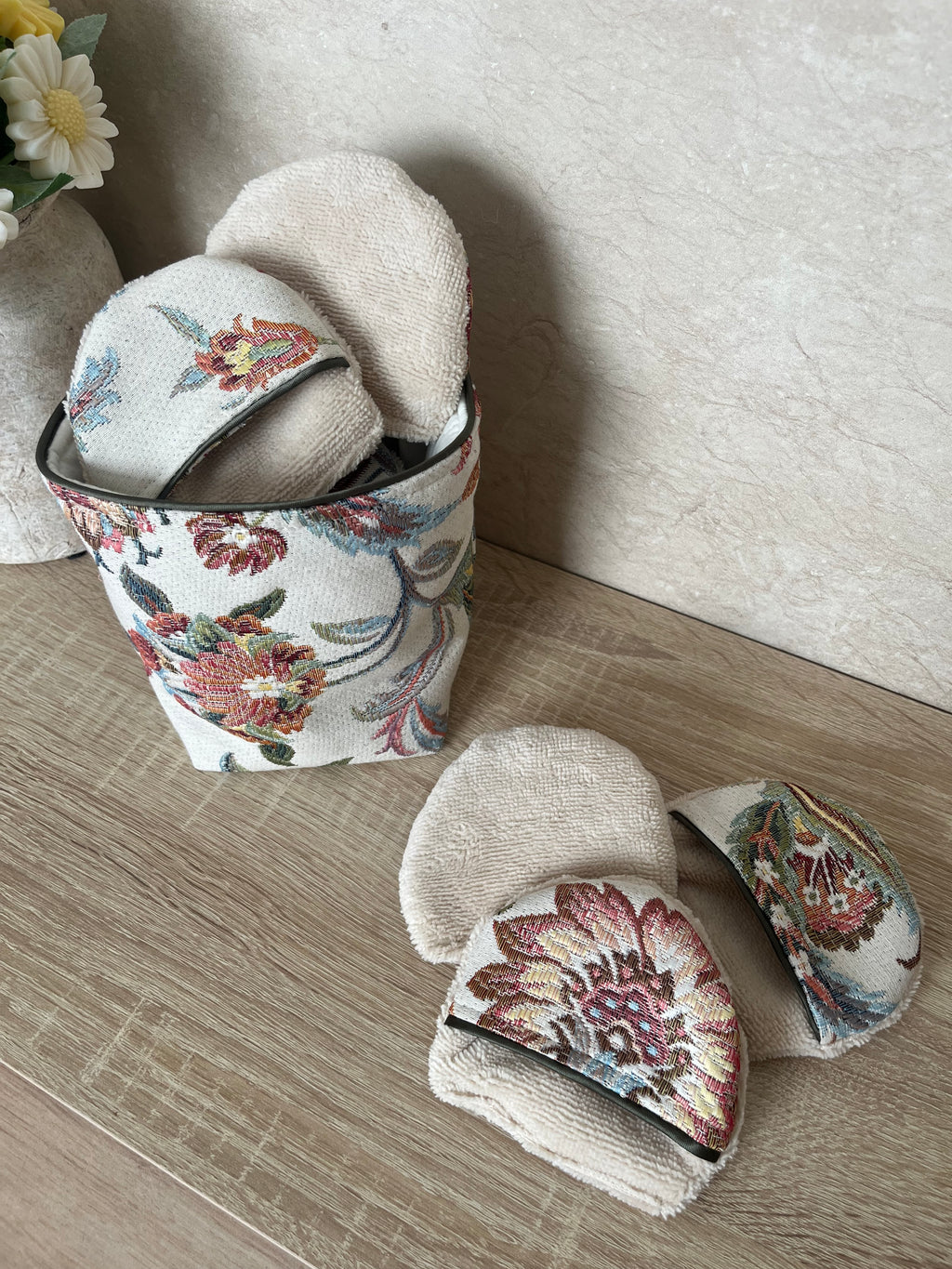 Rosélia - Coton démaquillant réversible