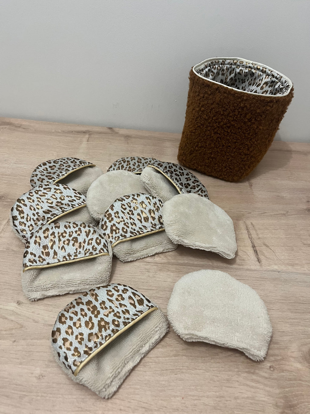 Léo - Coton démaquillant réversible