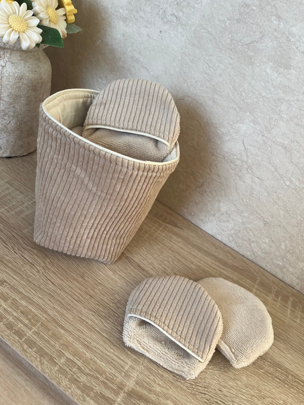 Sable - Coton démaquillant réversible