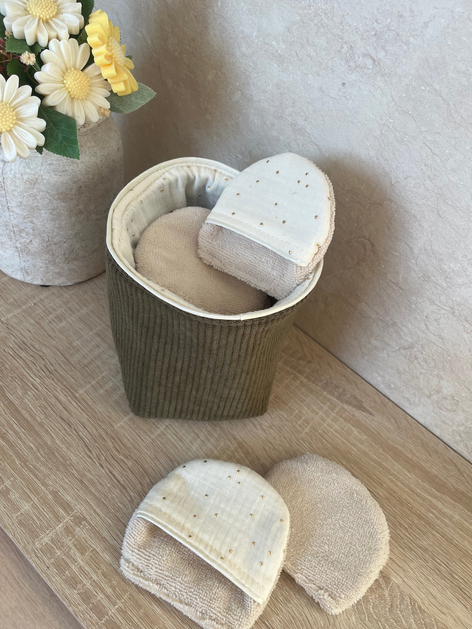 Dune - Coton démaquillant réversible