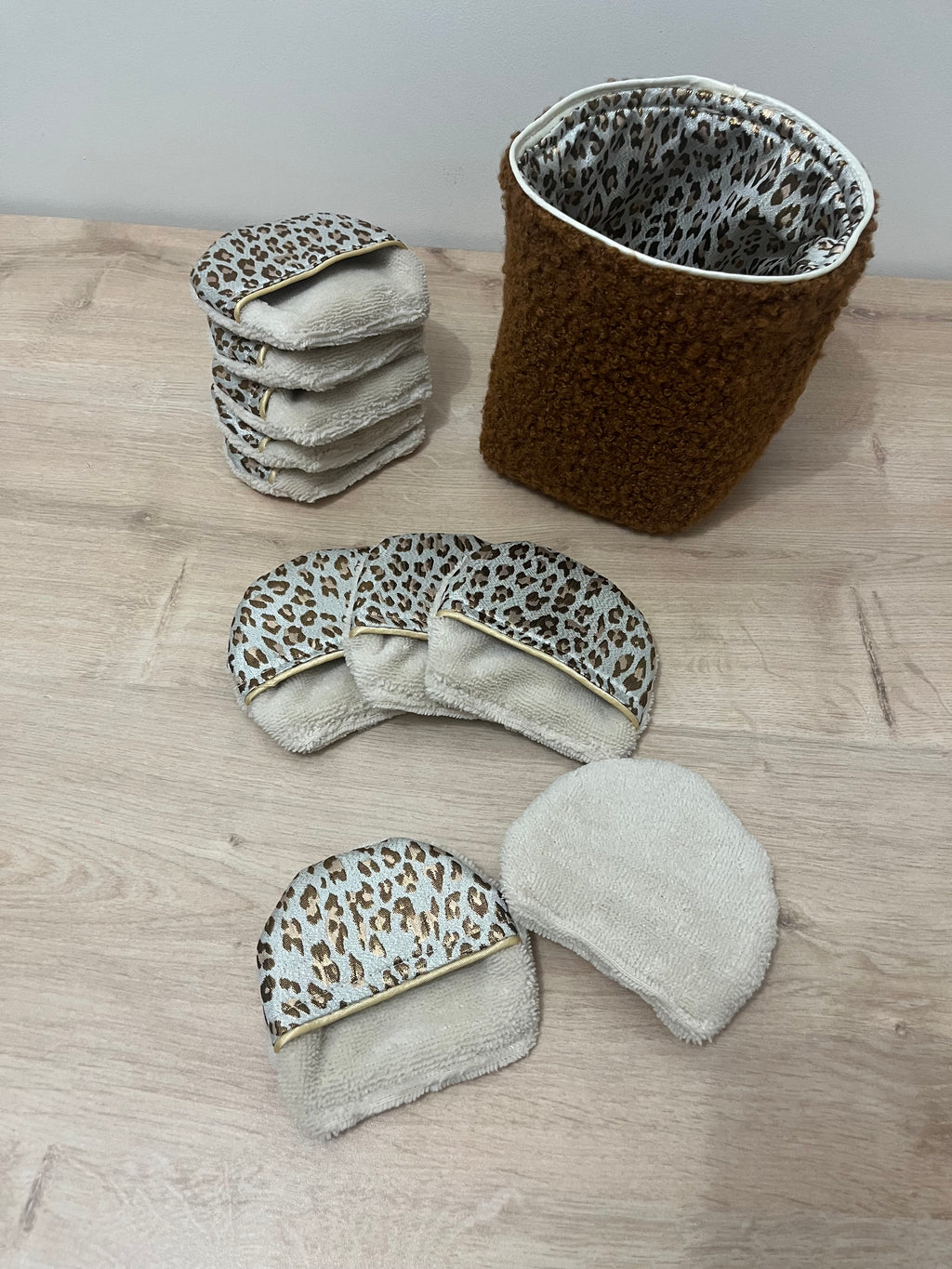 Léo - Coton démaquillant réversible