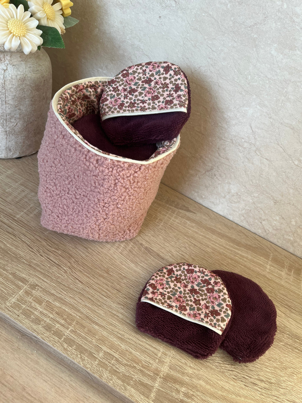 Giverny - Coton démaquillant réversible