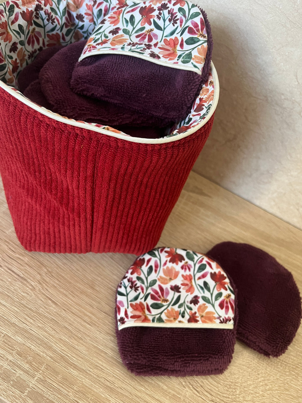 Roussillon - Coton démaquillant réversible