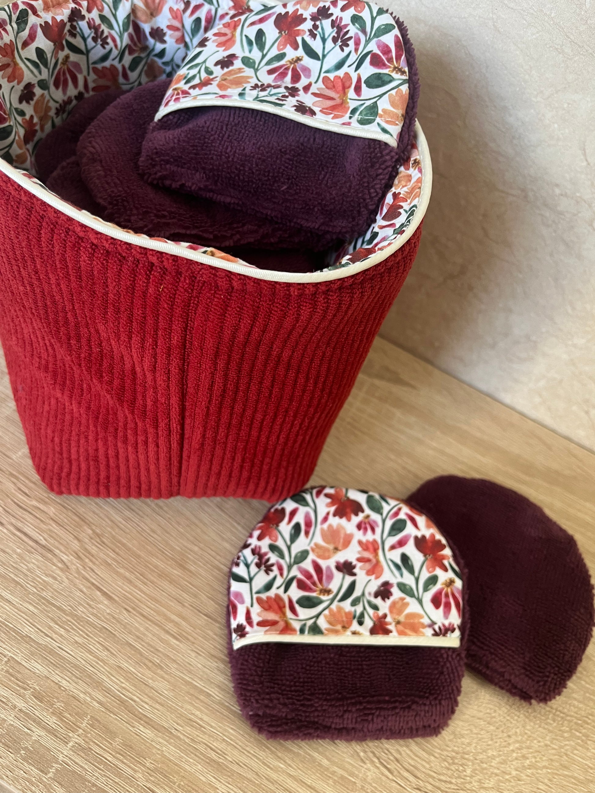 Roussillon - Coton démaquillant réversible