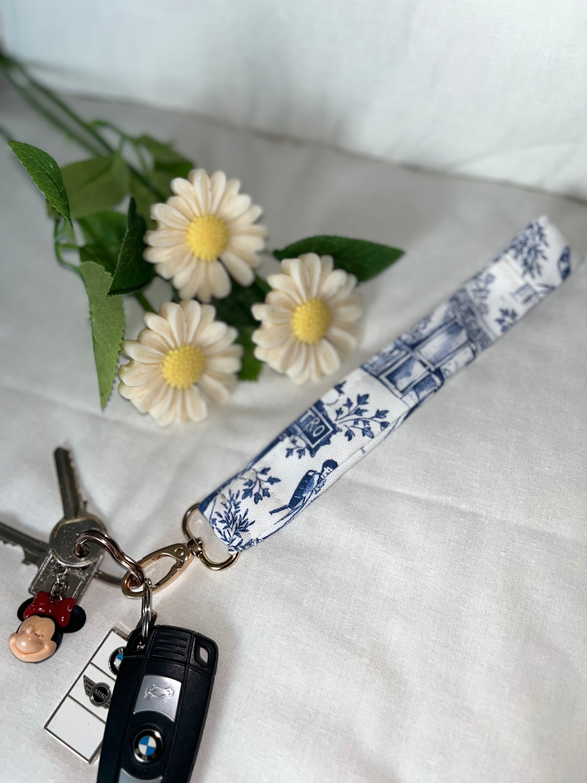 Porcelaine - Porte-clé