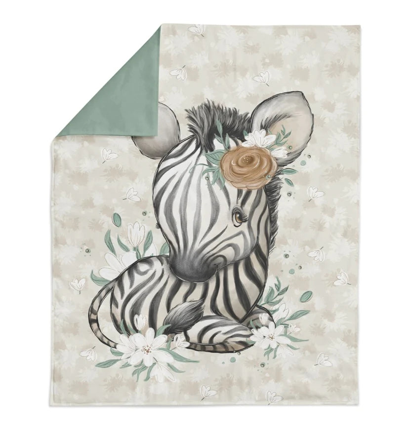 Zèbre des savanes - Couverture motif XXL