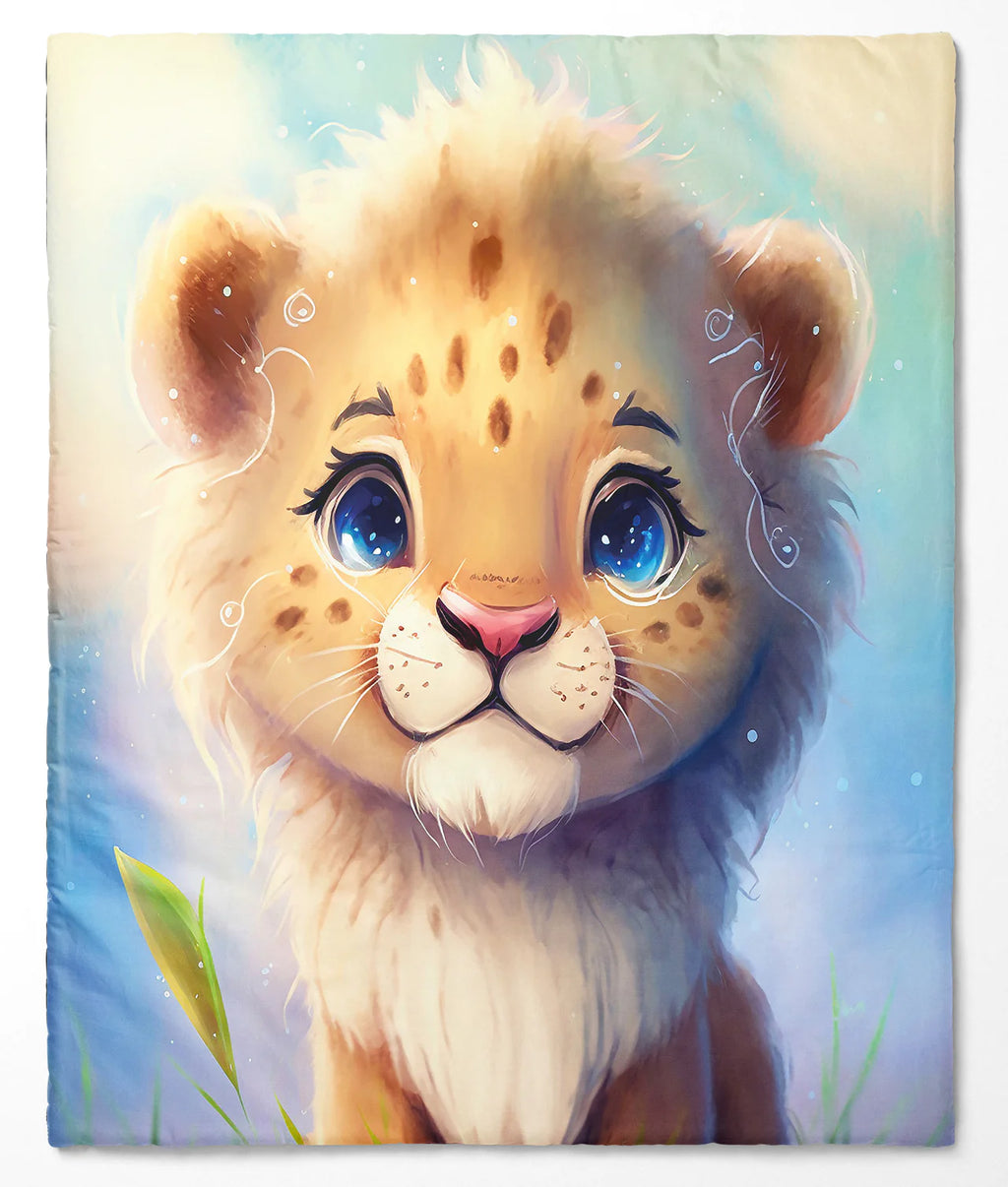 Lionceau - Couverture motif XXL